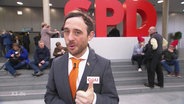 Jakob Leube auf dem SPD-Parteitag  