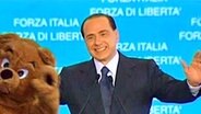 Silvio Berlusconi bei einer Rede © NDR 