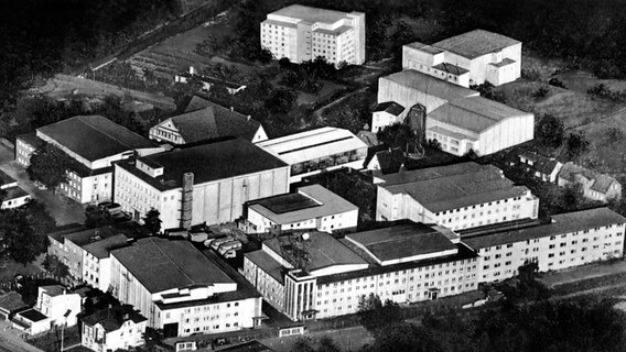 Studio Hamburg Luftaufnahme von 1964. © NDR/Studio Hamburg 
