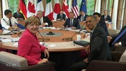 Angela Merkel und Barak Obama  