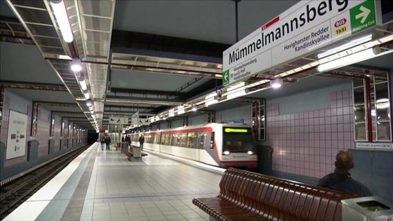Die Haltestelle Mümmelmannsberg © Screenshot NDR 