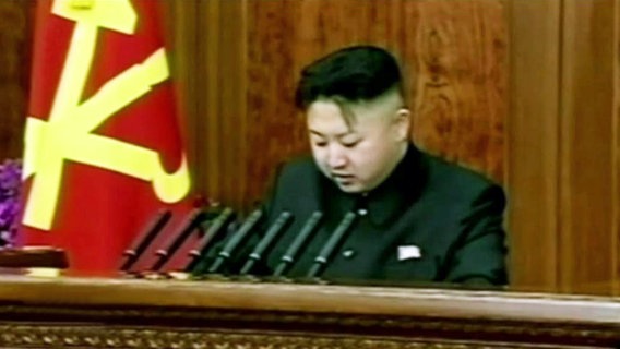 Der nordkoreanische Präsident Kim Jong-un.  