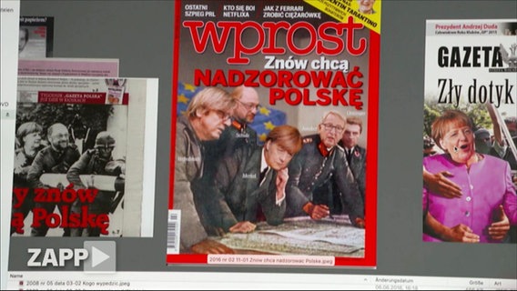 Polnische Magazine.  