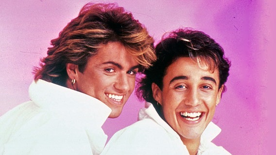 Pinkes Pressefoto von Wham! © KPA 