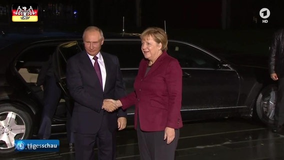 Merkel und Putin  