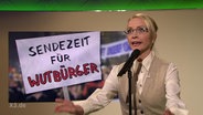 Die Wutbürgerin Marion Scheufele.  