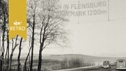 Neue Umgehungsstraße um Flensburg 1963  