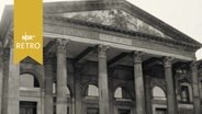 Portal des Leineschlosses in Hannover am Tag der Einweihung als neues Parlamentsgebäude des Niedersächsischen Landtags (11.09.1962)  