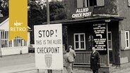 Innerdeutscher Grenzübergang Helmstedt, Abfertigung der westdeutschen Grenzer (1962)  