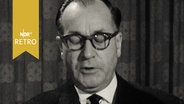 Walter Völker, Präsident der Hannoverschen Bahndirektion, 1963 im Interview  