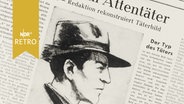 Phantombild von Erich von Halacz zur Fahndung in einer Zeitung (1962)  