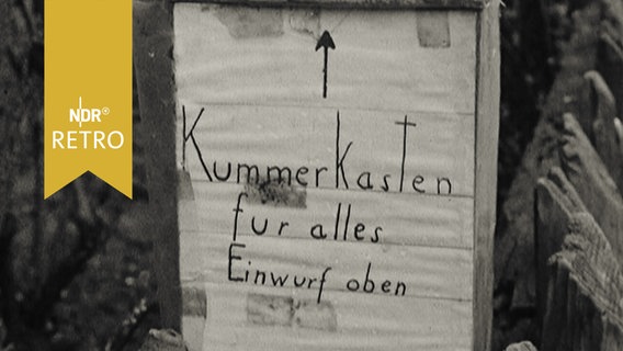 "Kummerkasten für alle" von Kindern gebastelt (1965)  