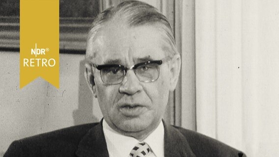 Richard Langheine, neuer Kultusminister in Niedersachsen 1965  