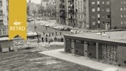 Endhaltestelle der neuen U-Bahn zur Lutterothstraße - heutiger Else-Rauch-Platz (1965)  