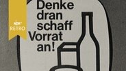 Plakat "Denke dran schaff Vorrat an!" (1965)  