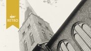 Turm der St.-Jakobi-Kirche Lübeck 1965  
