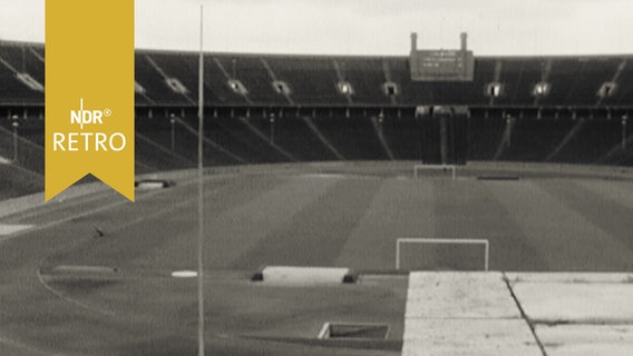 Leeres Berliner Olympiastadion 1965  