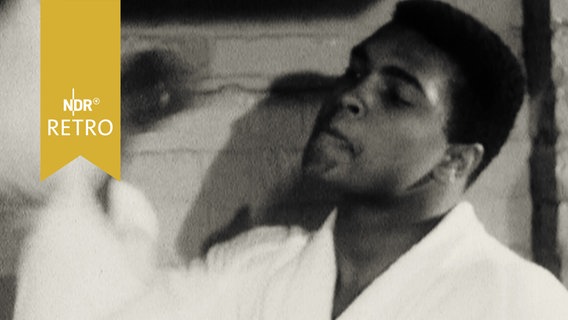 Muhammad Ali beim Boxtraining 1965  