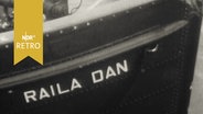 Schriftzug "Raila Dan" am Schiffsbug (1965)  