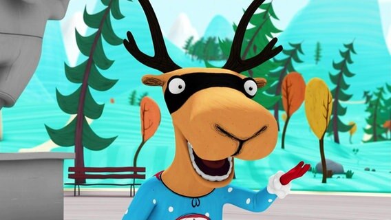 Edgar, das Super-Karibu.  