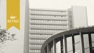 Audimax und Phil-Turm der Uni Hamburg 1964  