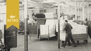 Halle einer Textilfabrik in Nordhorn 1965  