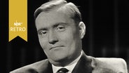 Rudolf Augstein in einer Fensehdiskussion 1961  