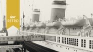 Seebäderdampfer "America" an der Bremerhavener Columbuskaje 1963  