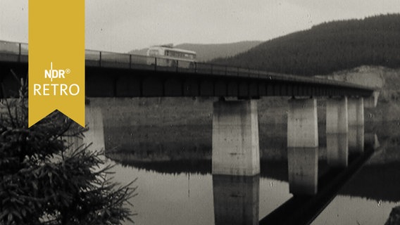 Straßenbrücke über die Okertalsperre 1963  