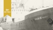 "Venus" am Quai in Bremerhaven 1964  