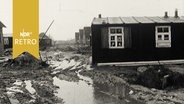 Barackensiedlung in Aurich 1964  