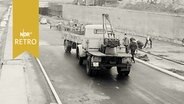 Baustelle: Einfahrt zum Krohnstiegtunnel in Hamburg 1964  