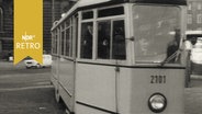Straßenbahn-Fahrschule 1965 in Hamburg  