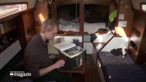 Studieren und Leben auf dem Boot.  