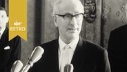 Bürgermeister Paul Nevermann beim Neujahrsempfang 1965  