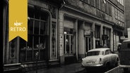 Straße in der Hamburger Innenstadt 1964  