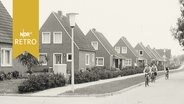 Neubausiedlung mit Einfamilienhäusern 1964  