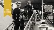 Der Captain geht von Bord: Britische Admiräle kommen zum Besuch nach Hambug 1964  