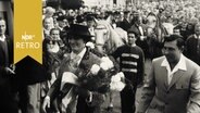 Viele Leute auf dem Stoppelmarkt in Vechta 1964  