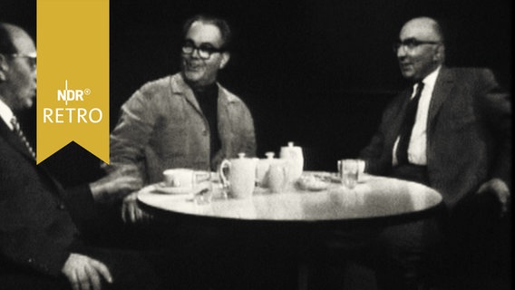 Marcel Reich-Ranicki, Autor Max Frisch und Hans Meyer im Gespräch über Frischs Roman "Mein Name sei Gantenbein"  