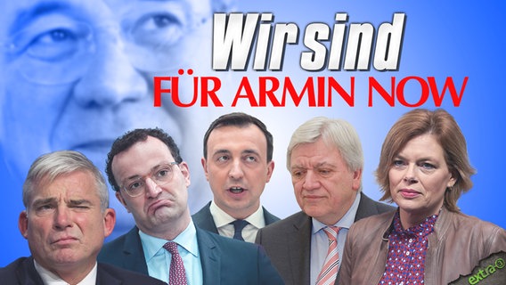 Die CDU-Spitze sind für Armin now  