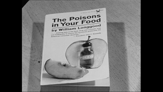 Ein Buchcover mit der englischen Aufschrift "The Poison in your Food"  