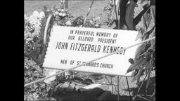 Gedenktafel für John F. Kennedy in Dallas.  