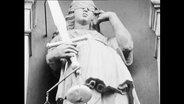 Statue der Justitia.  