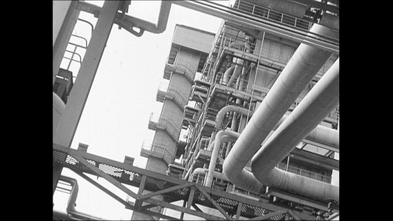 Ein Ausschnitt einer Industrieanlage.  