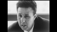 Porträt des algerischen Staatspräsidenten Ben Bella.  