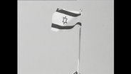 Die israelische Flagge.  