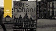SPD-Plakat "Kurs halten" zum Bremer Landesparteitag 1963  