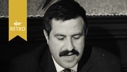 Günter Grass bei einer Lesung 1963  