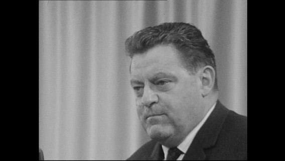 Franz-Josef Strauß im Porträt.  